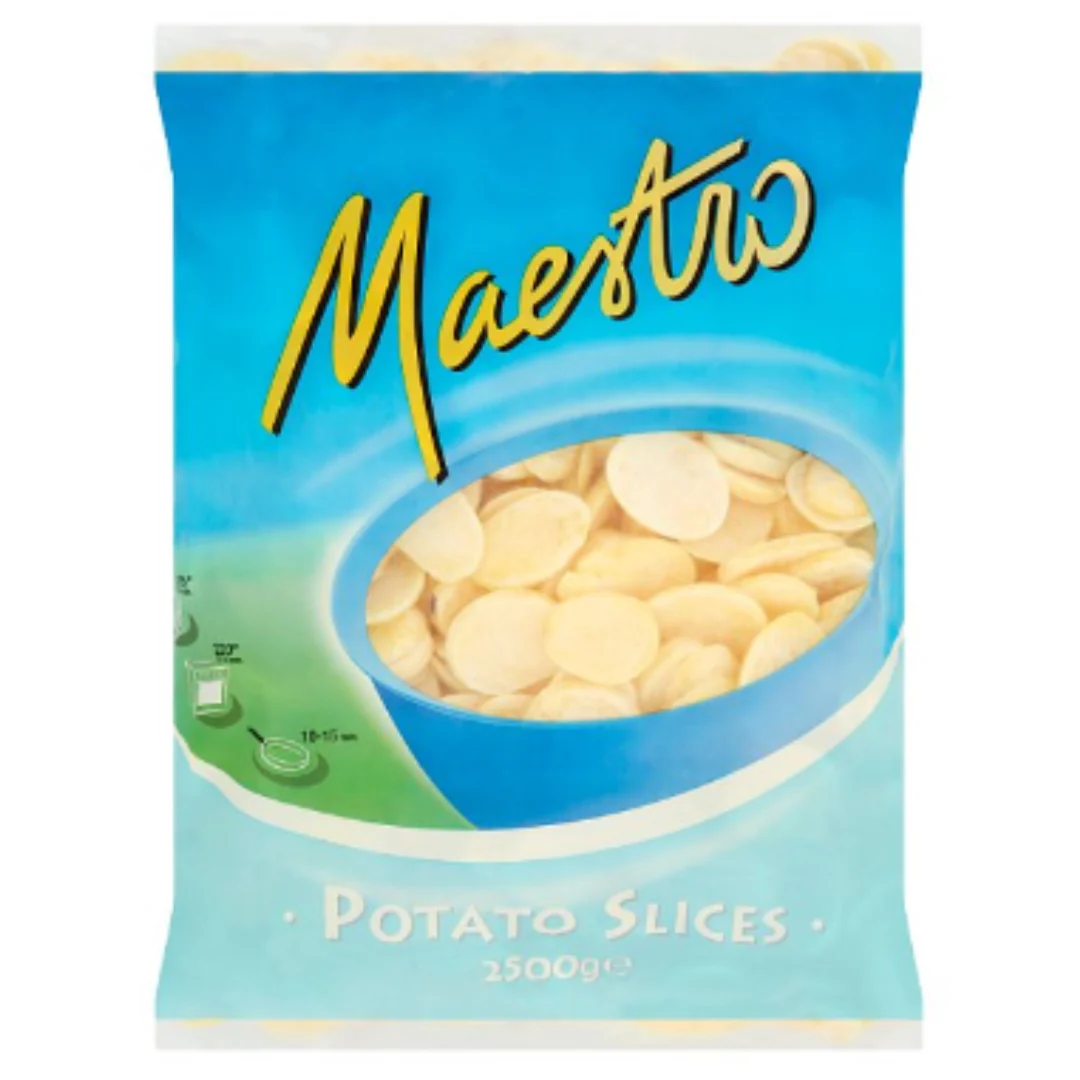 Maestro Potato Slices 2500g x 4 Packs