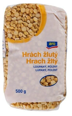 6x Aro Hrach Zluty Puleny 500g (Yellow Peas)