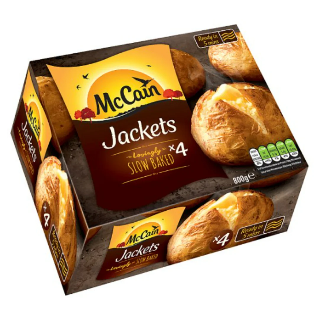 McCain 4 Jackets 800g x 8 Packs