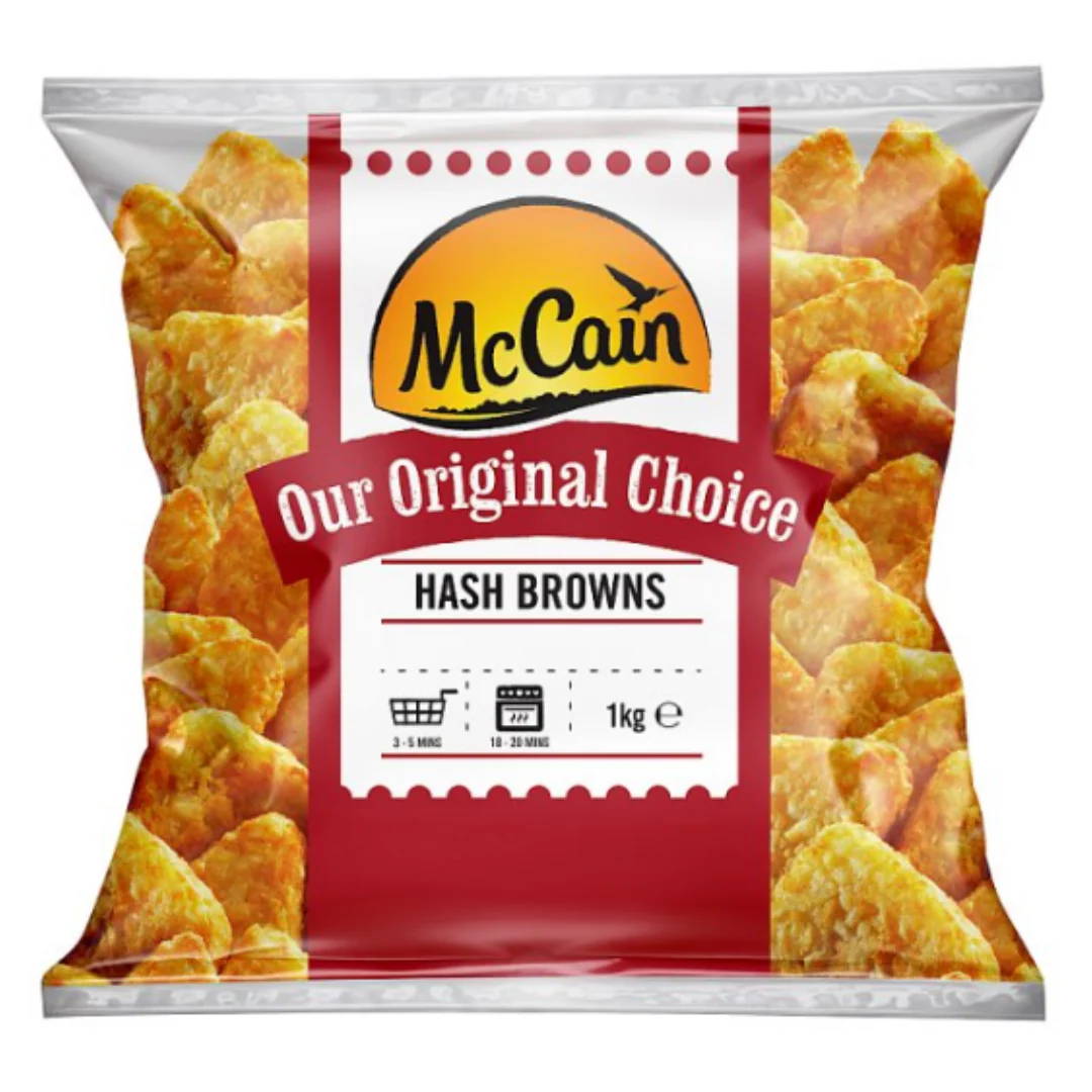 McCain Our Original Choice Hash Browns 1kg x 8 Packs