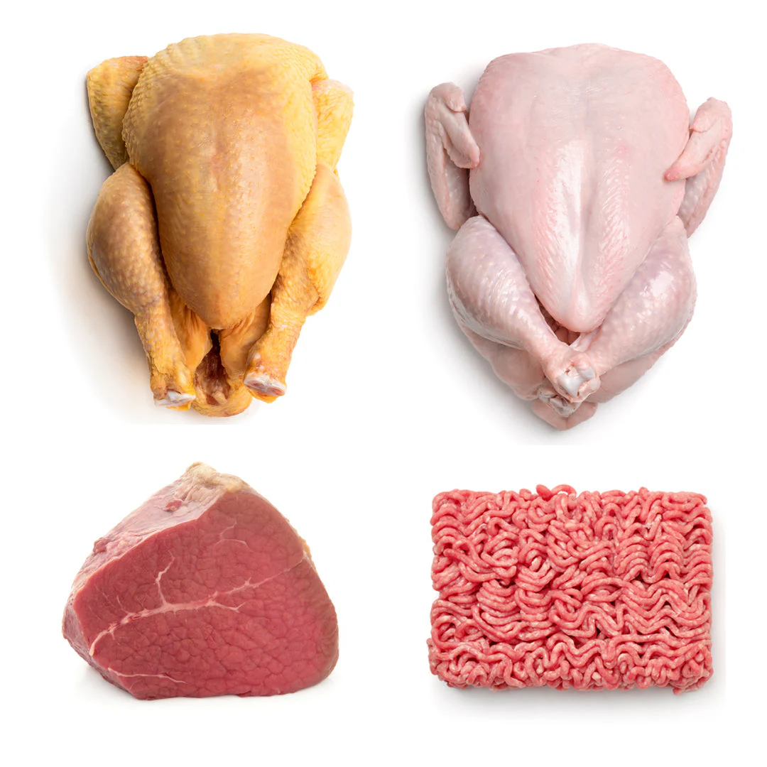 Meat Lover's Box | 4 Ingredients | Scottish Beef Mince | Scottish Silversite Joint | Chicken Breast Fillet | Whole Plain Chicken