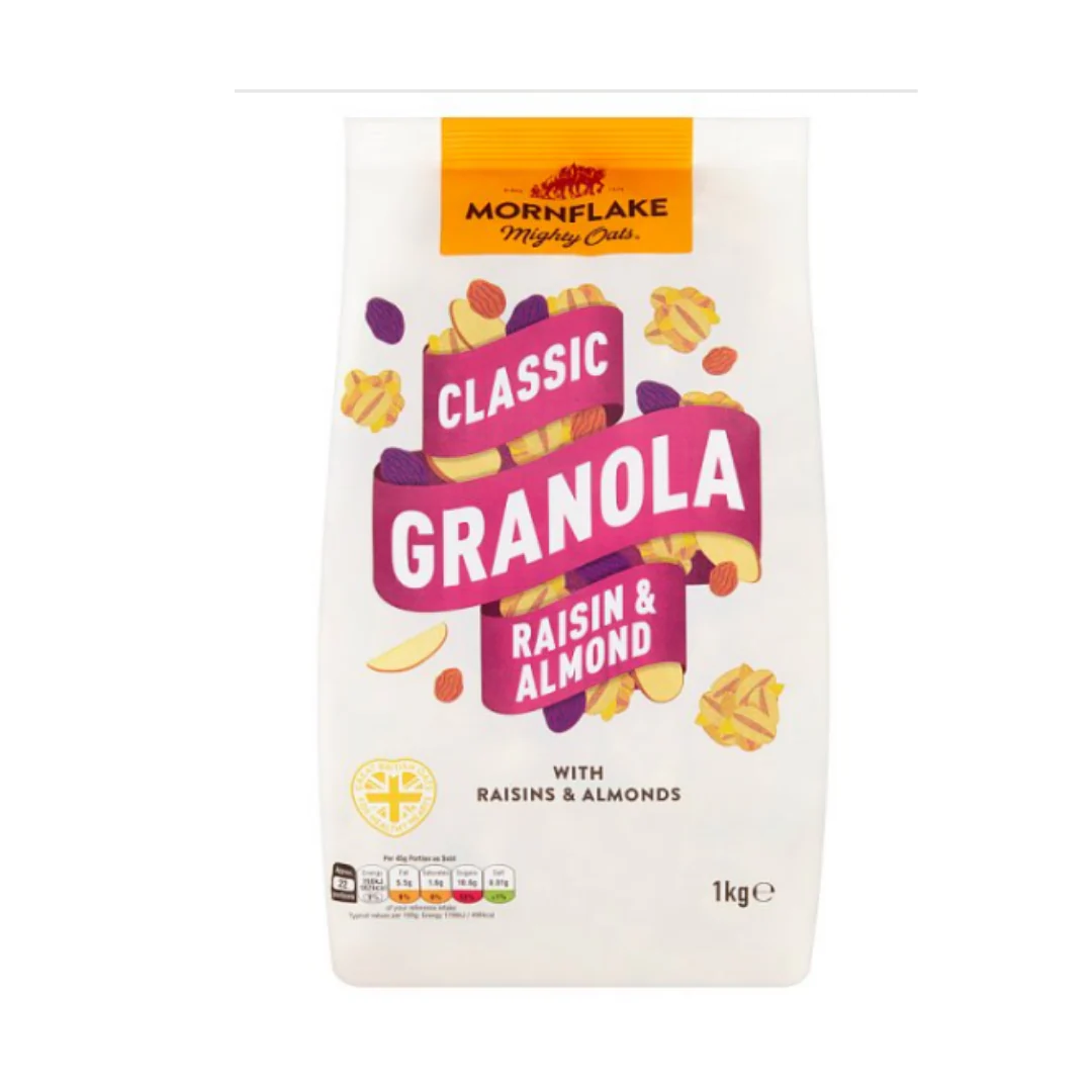 Mornflake Classic Granola Raisin & Almond 1kg x Case of 6