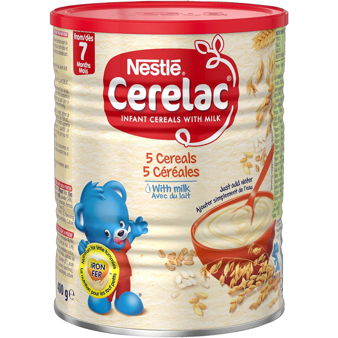 Nestlé Cerelac 5 Cereals (7+) 6 x 400g