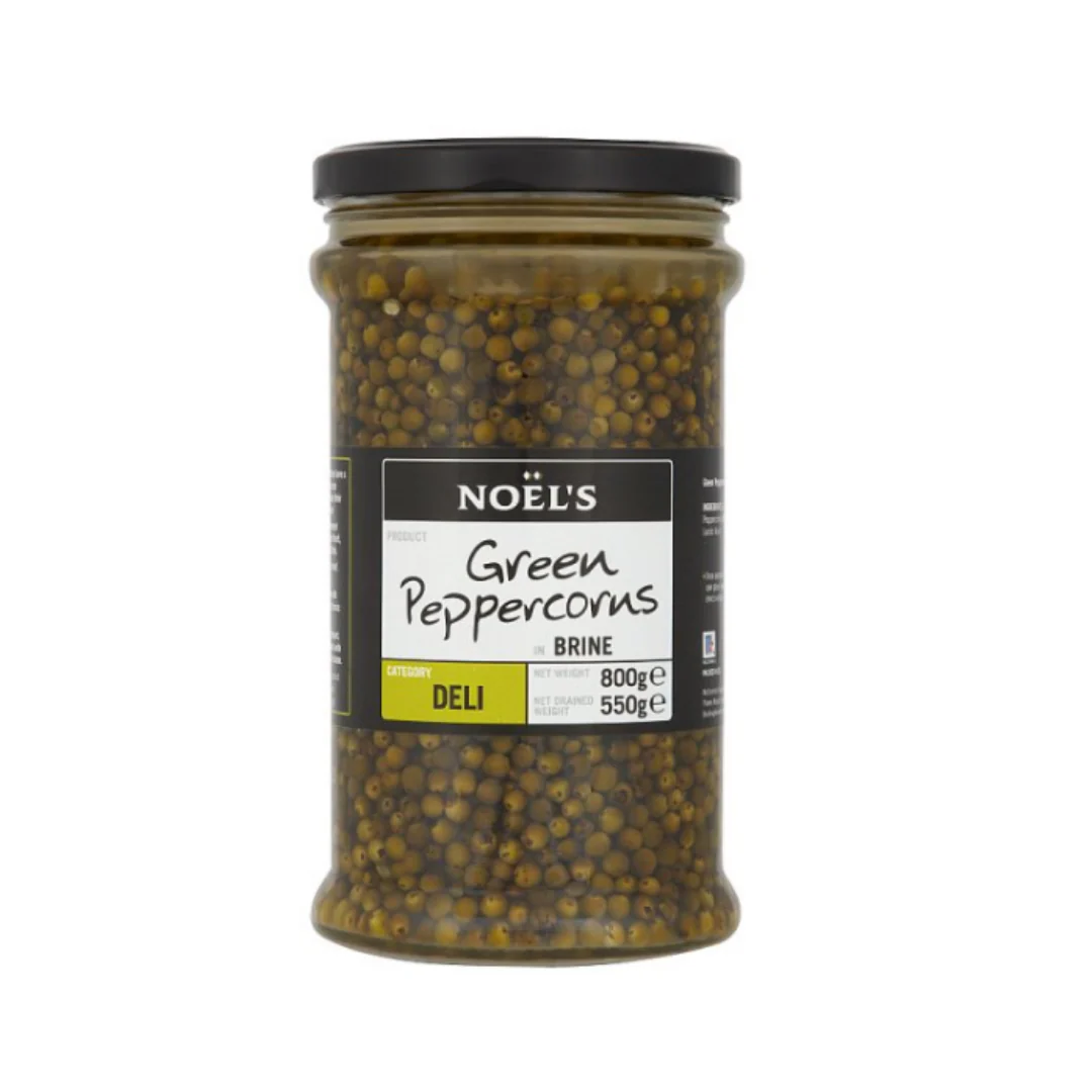 Noel's Green Peppercorns in Brine 800g x Case of 6