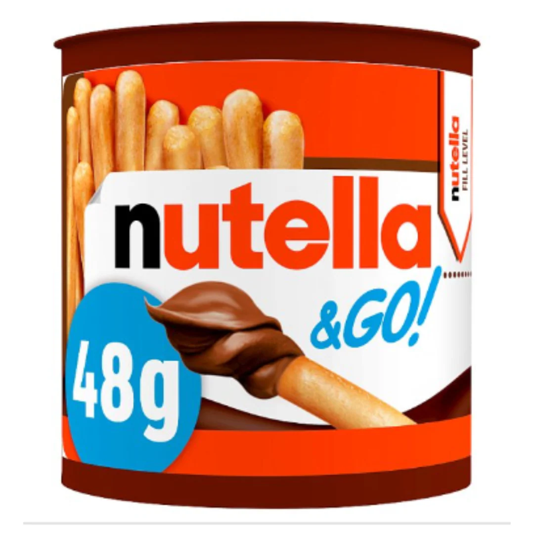 NUTELLA® & Go! Hazelnut Spread with Cocoa + Breadsticks 48g x Case of 12