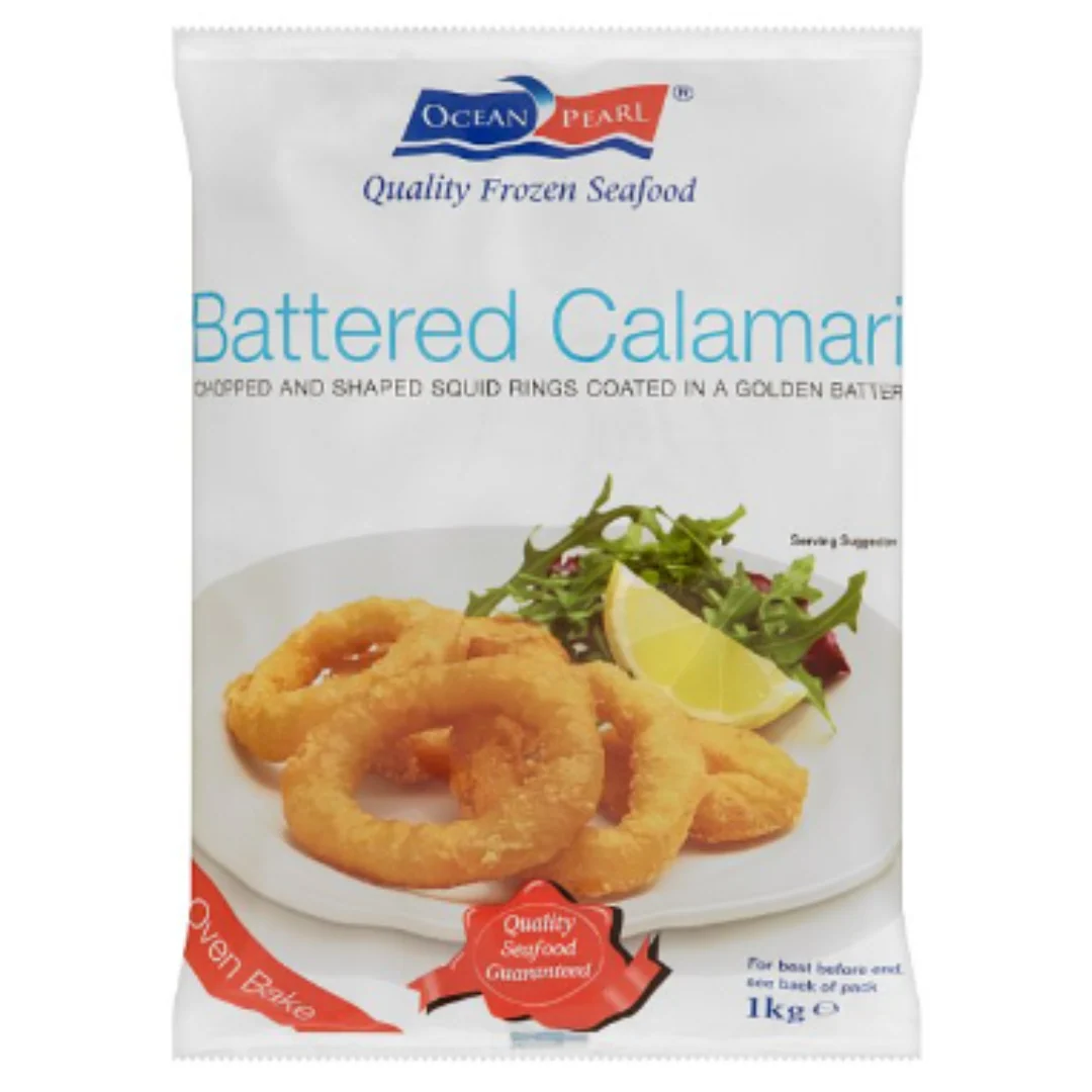 Ocean Pearl Battered Calamari 1kg x 1 Pack
