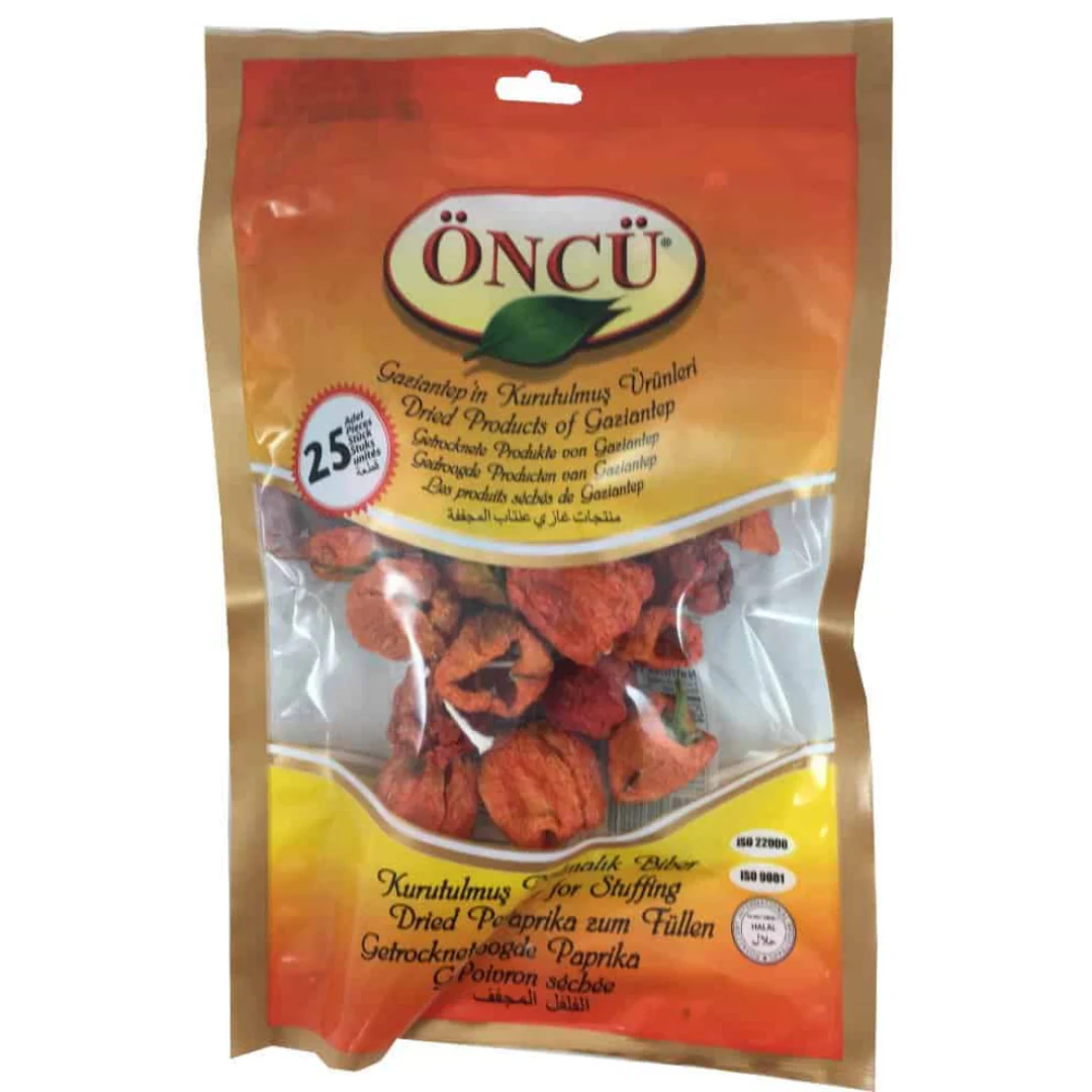 Oncu Dried Pepper (Kurutulmus Biber) 25 Pieces
