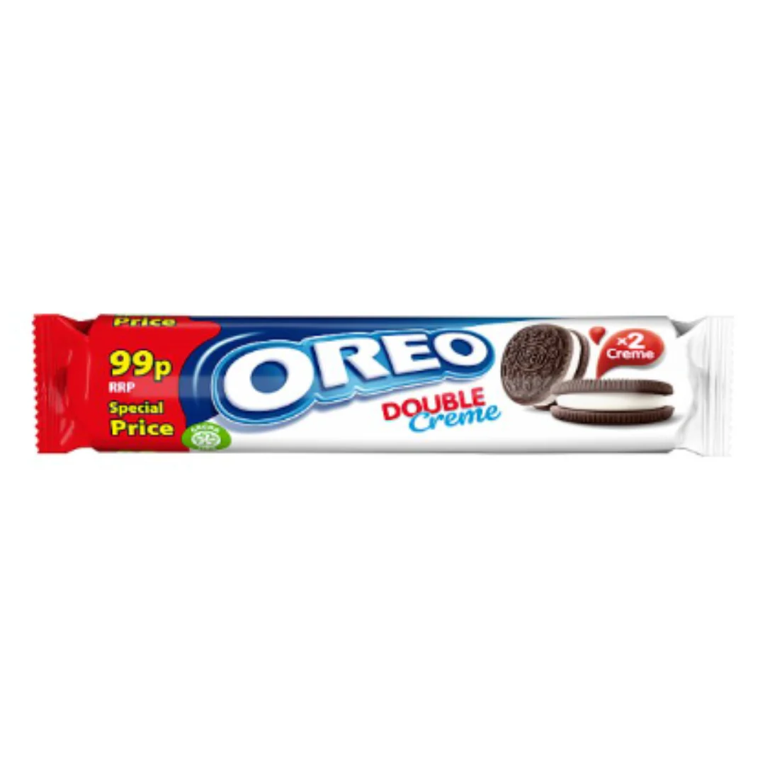 Oreo Double Creme Sandwich Biscuits 157g x Case of 16