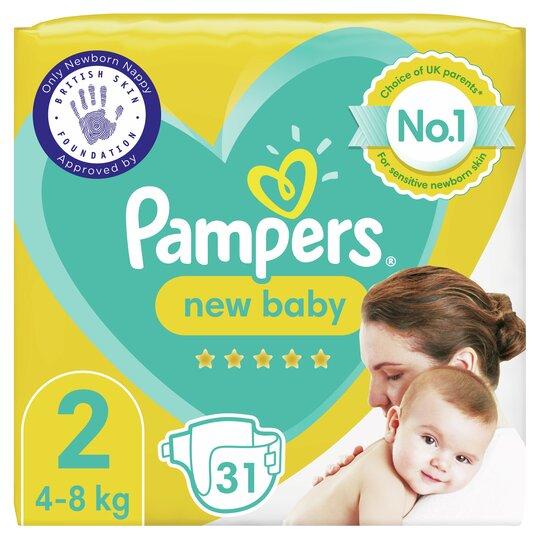 Pampers New Baby Size 2 31 Nappies