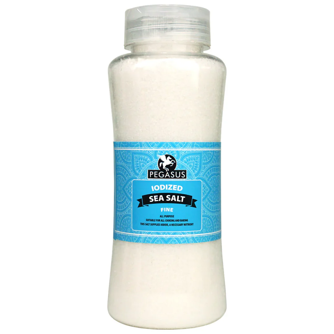 Pegasus Iodized Sea Salt Fine 6 x 800g