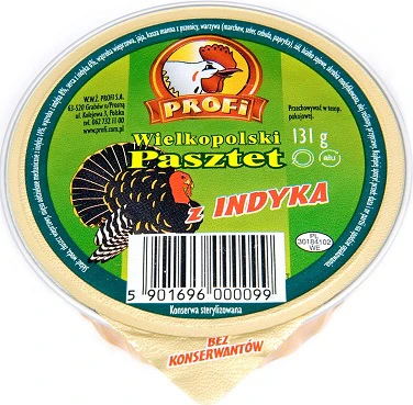 15x Profi Pate Turkey 131g