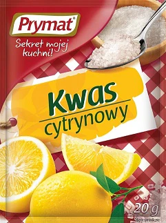 25x Prymat Kwas Cytrynowy 20g