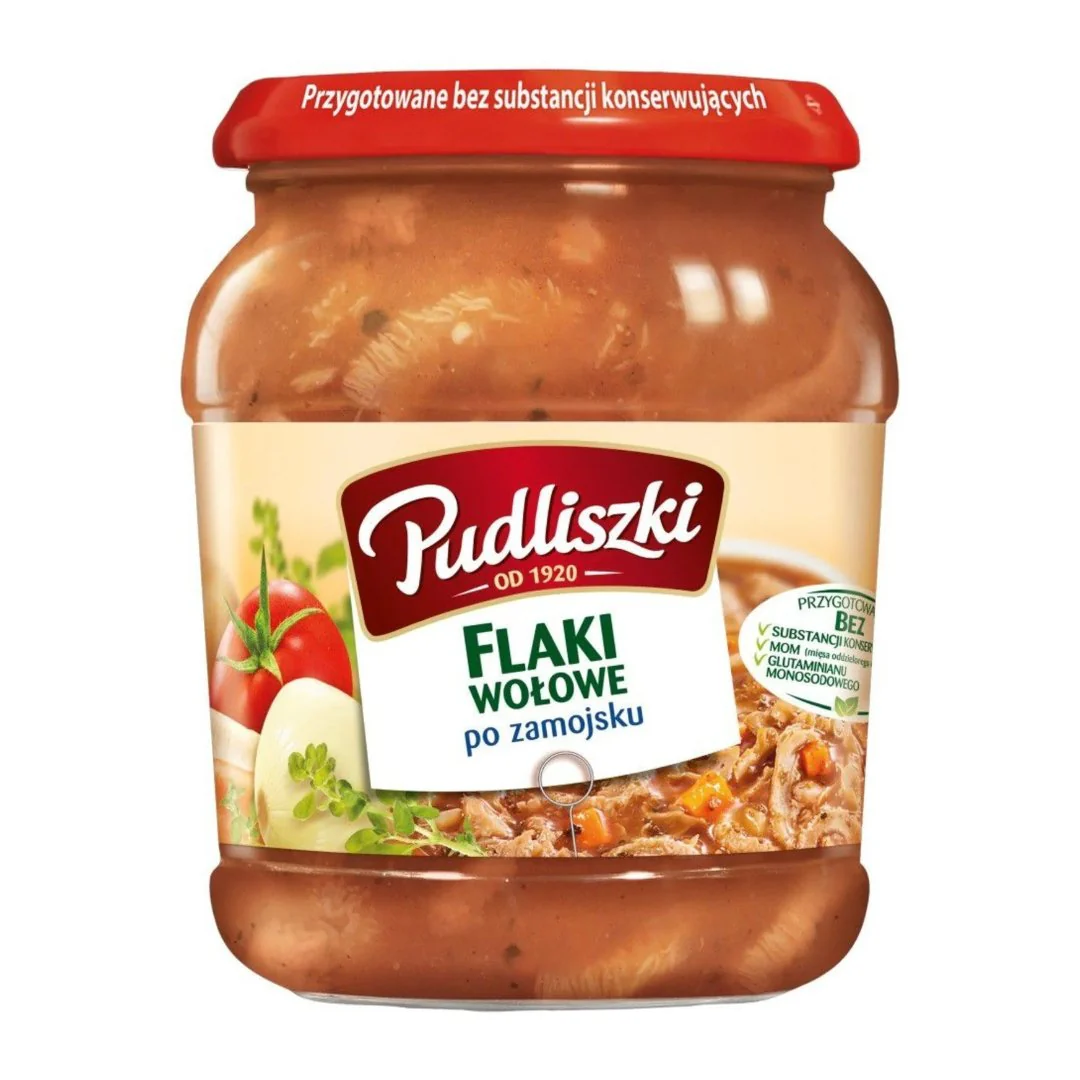 Pudliszki Filaki Zamojskie Beef Tripe in Tomato Sauce Ready Meal 500gr