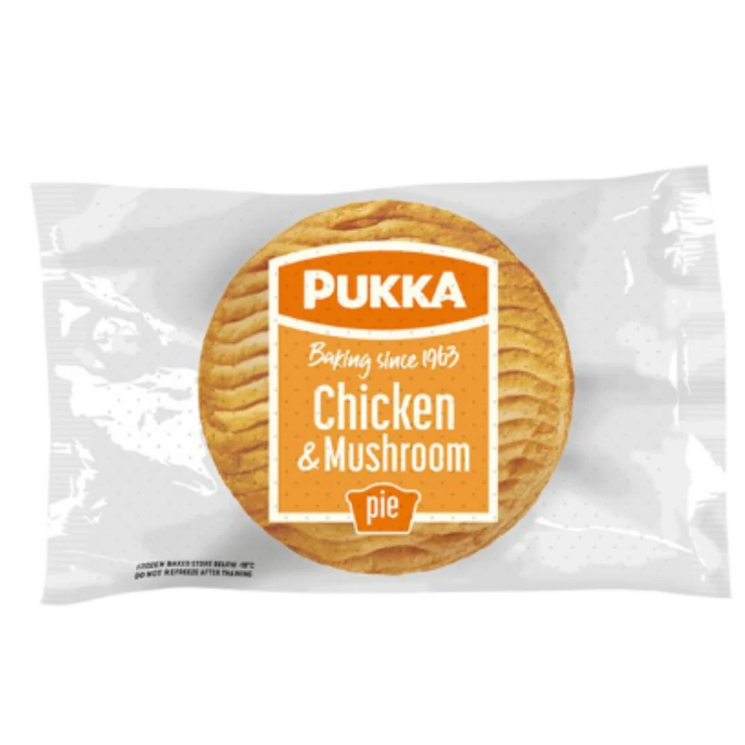 Pukka 36 Chicken & Mushroom Pie 8.1kg x 1 Pack