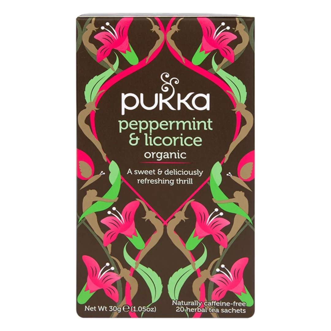 Pukka Peppermint & Licorice Tea 20 Tea Bags