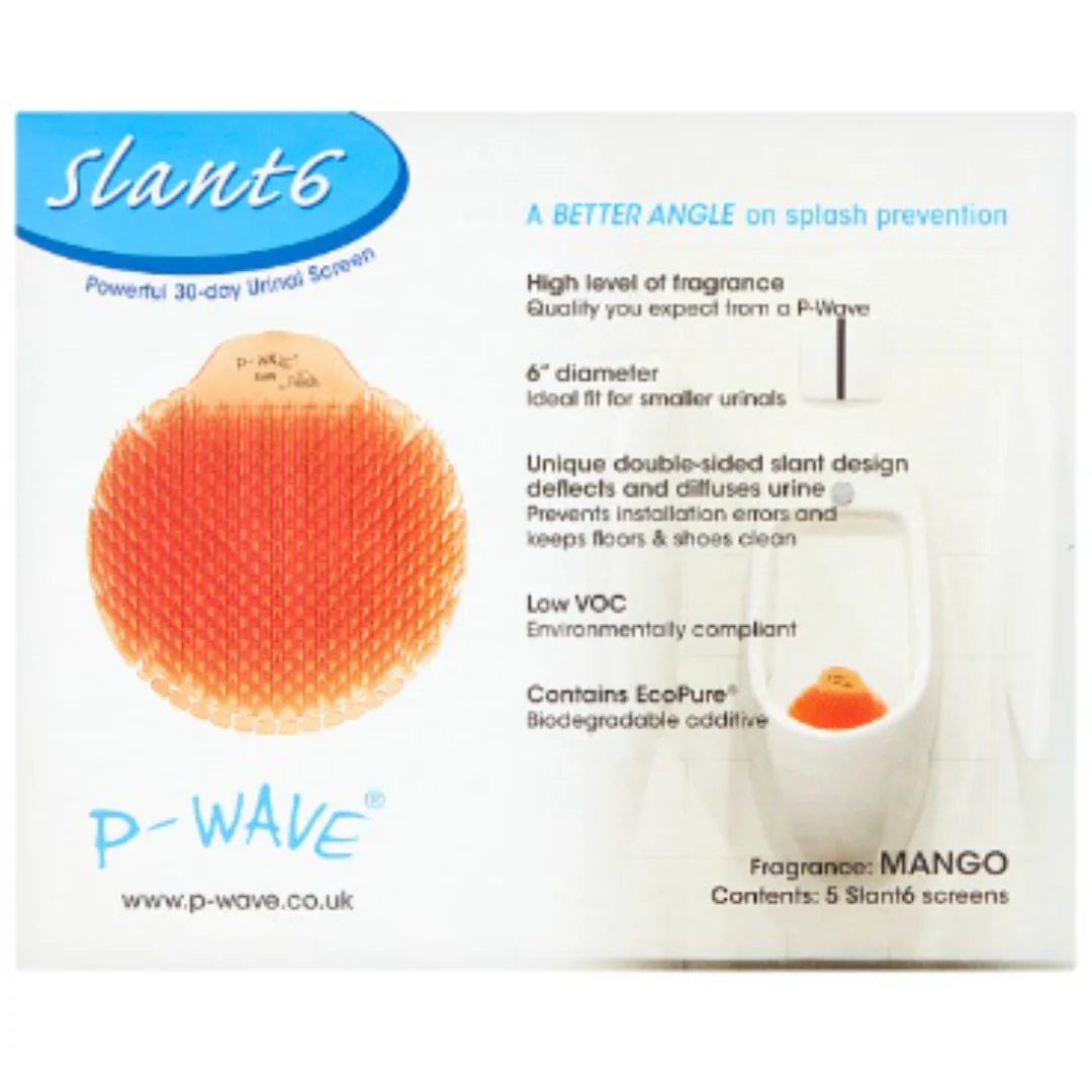 P-Wave 5 Slant6 Powerful 30-Day Urinal Screen x 1