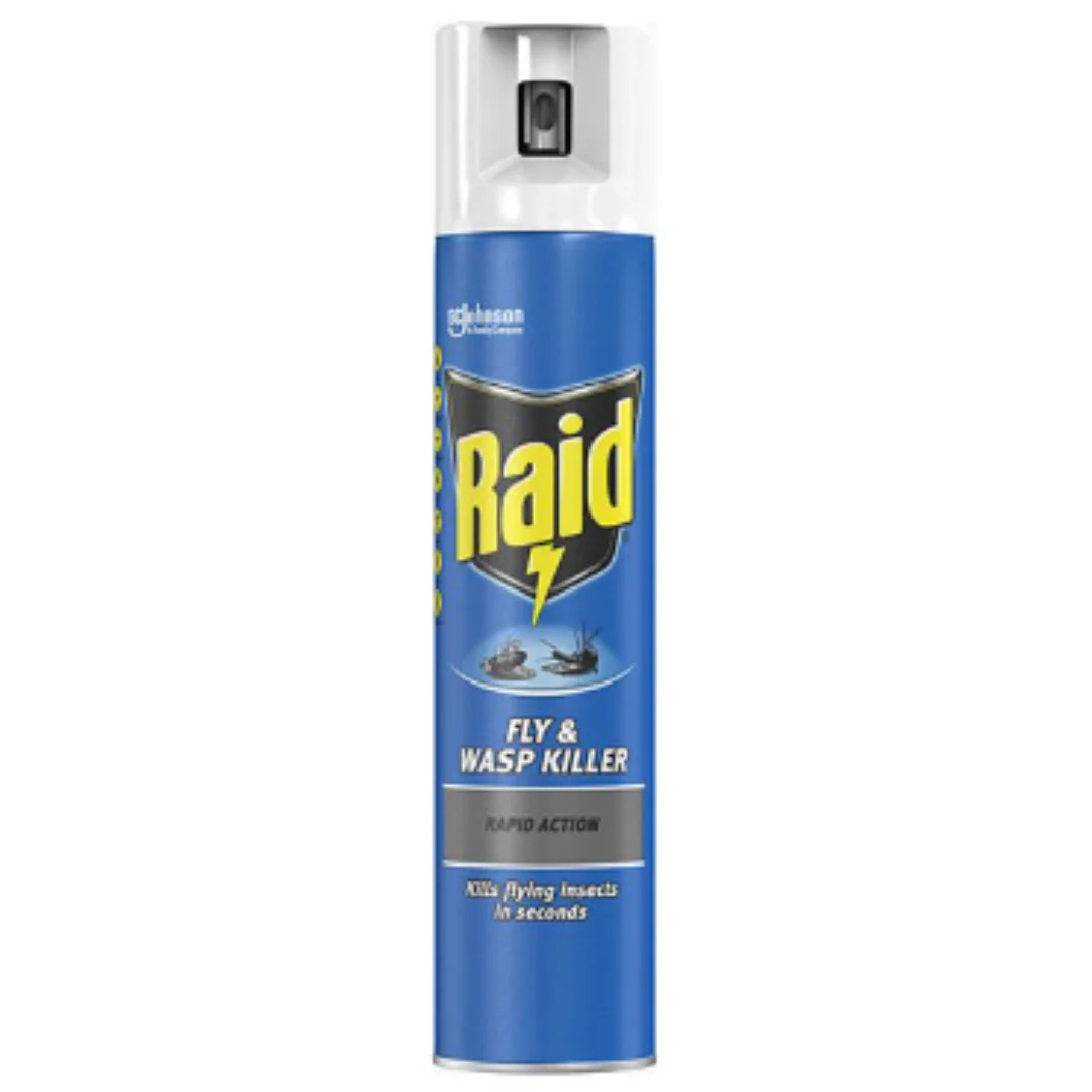Raid Rapid Action Fly & Wasp Insect Killer 300ml x Case of 6