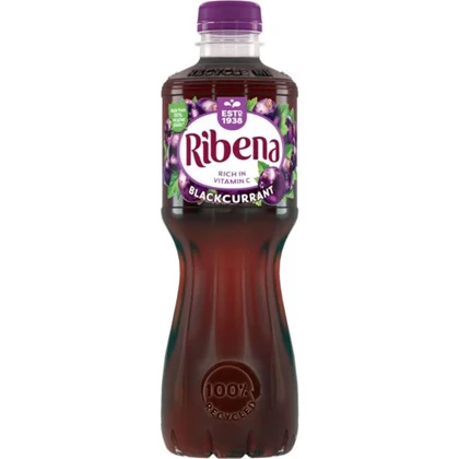 12x Ribena Black Currant Pet 500ml