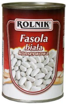 12x Rolnik Fasolka Biala Konserwowe 425ml