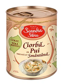 6x Scandia Ciorba De Pui / Chicken Soup 400g Tin