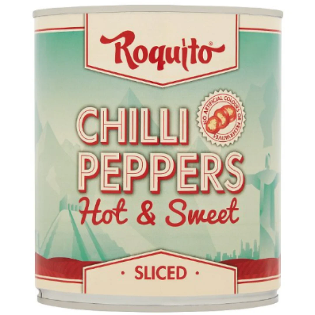 Roquito Sliced Chilli Peppers Hot & Sweet 822g x 12