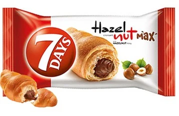 20x 7 Days Hazelnut Max Croissant 80g