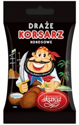 20x Skawa Korsarz Draze Kokosowe 70g