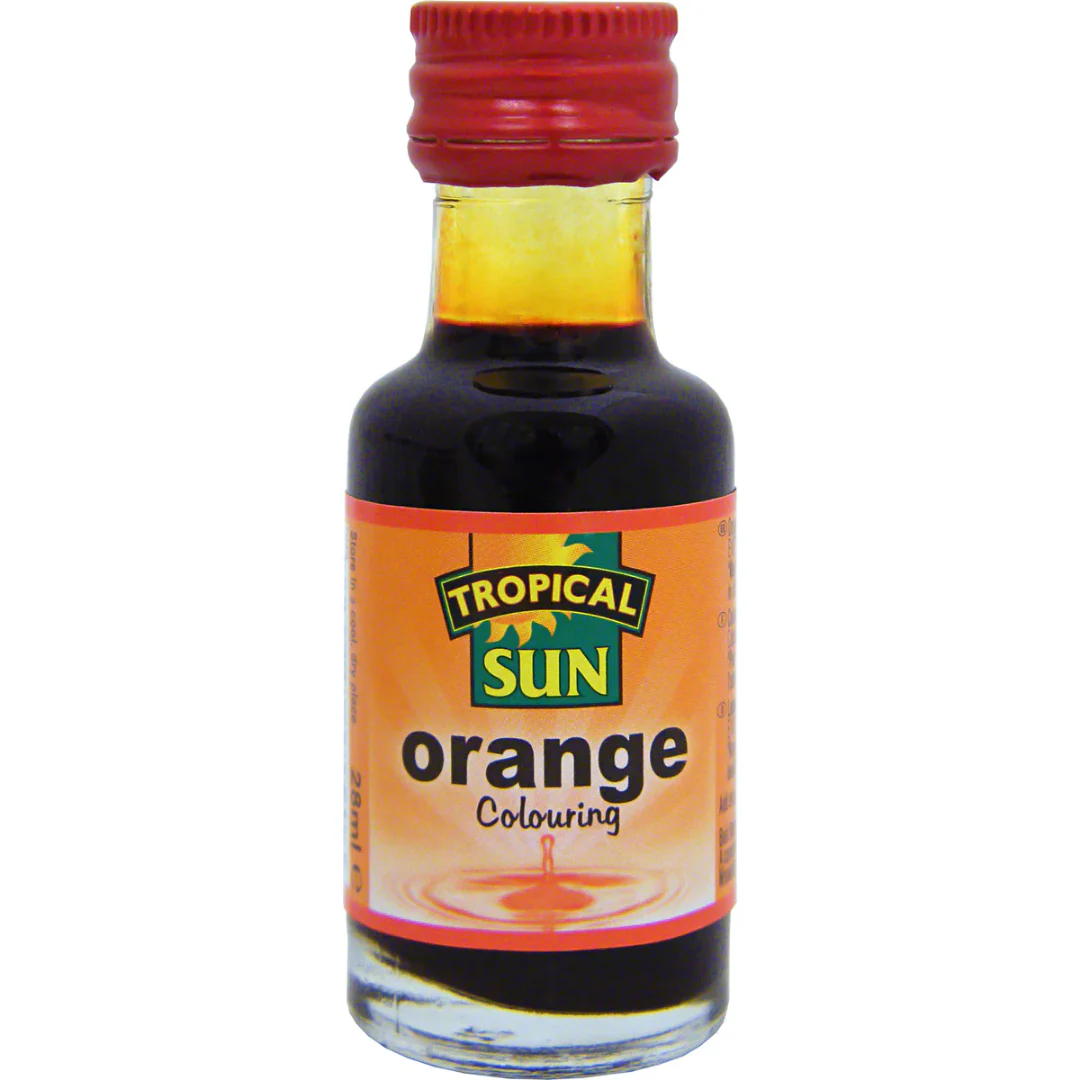 Tropical Sun Food Colour Orange 12 x 28ml