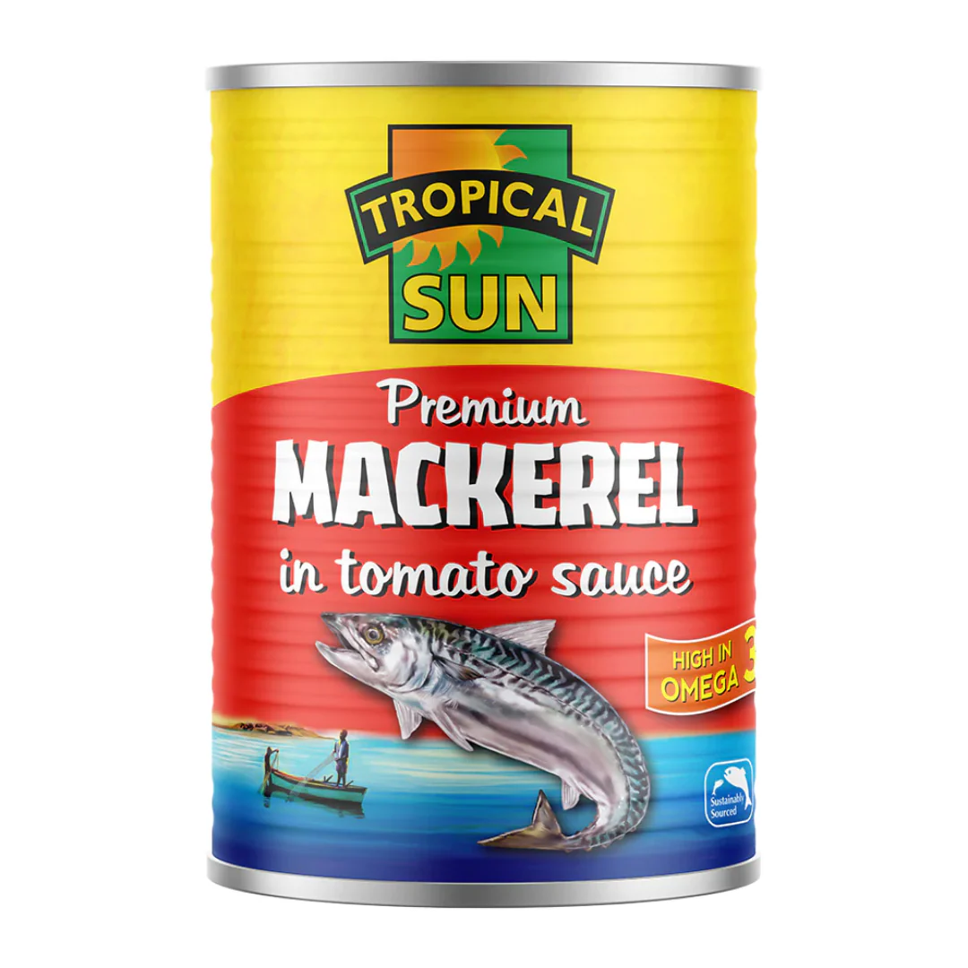 Tropical Sun Mackerel in Tomato Sauce 12 x 200g