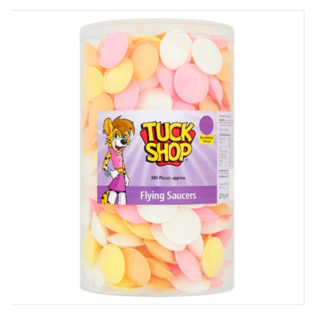 Tuck Shop Flying Saucers 375g x Case of 1