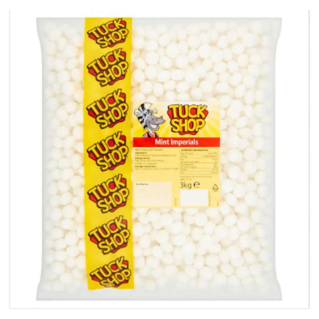 Tuck Shop Mint Imperials 3kg x Case of 4