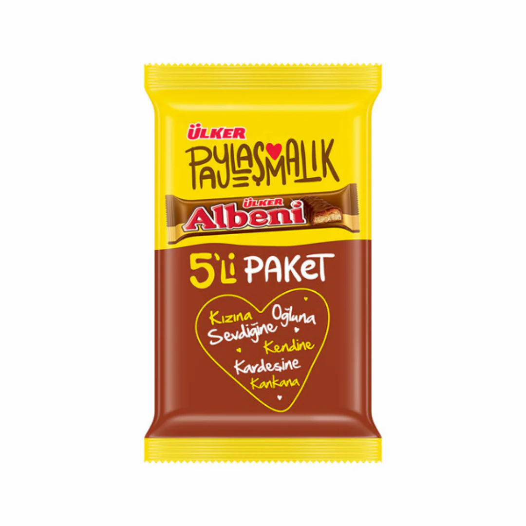 Ulker Albeni Chocolate 5 Pack