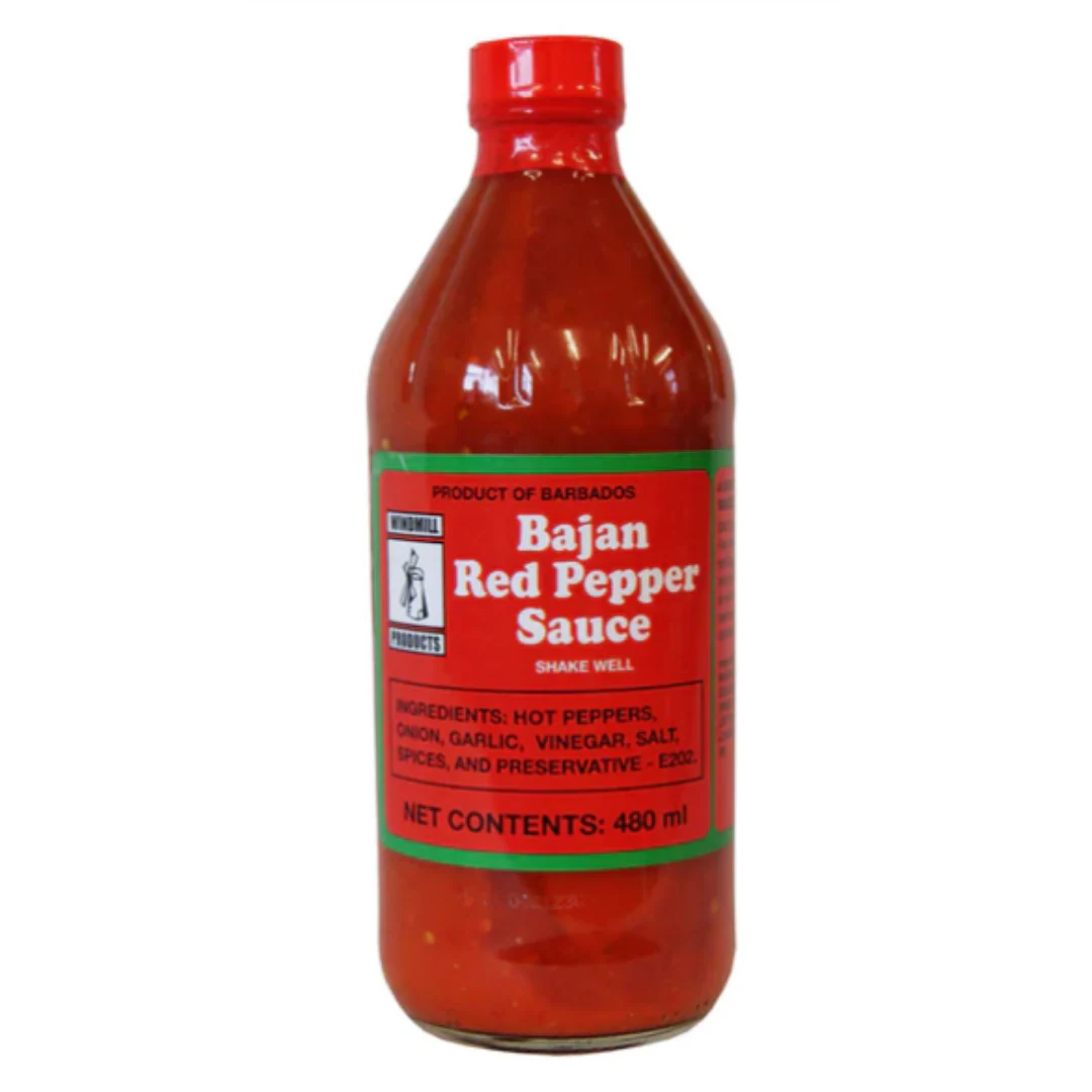 Windmill Bajan Red Pepper Sauce 12 x 480ml