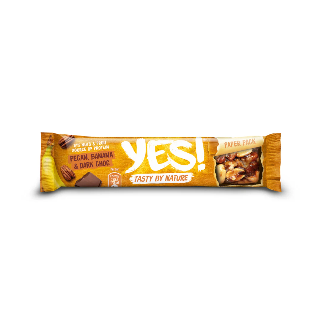 YES! Pecan Banana & Dark Chocolate Nut Snack Bar 35g
